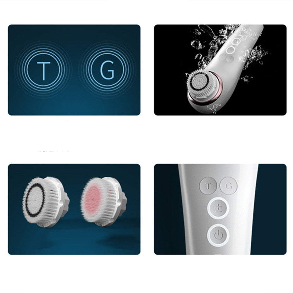 🧼💖 Home Handheld Facial Cleansing Brush | Wireless Sonic Waterproof Face Washer