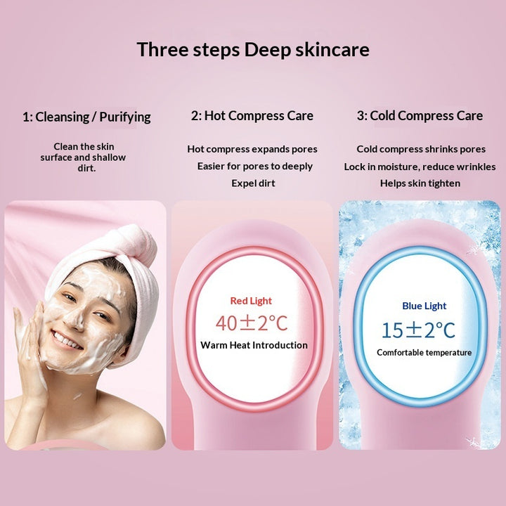 💖🌀 Electric Facial Cleansing Instrument | Ultrasonic Silicone Deep Clean Beauty Gadget