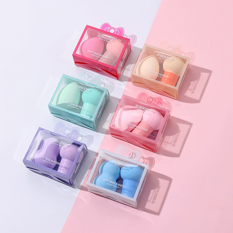 💄🍄 2-Pack Mushroom Head Beauty Blender Set