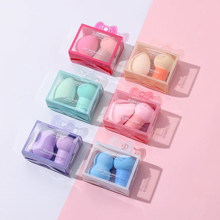 💄🍄 2-Pack Mushroom Head Beauty Blender Set