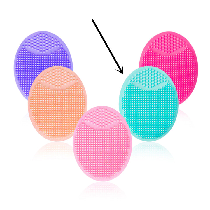 🧼💖 Silicone Oval Facial Brush | Gentle Cleansing & Skin Massage Tool