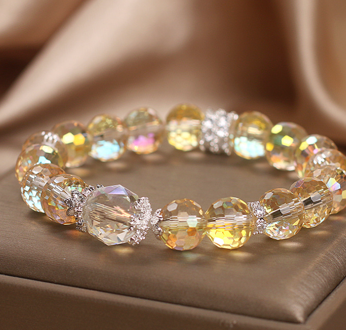 Women’s Austrian Amethyst Crystal Bracelet – Light Luxury Original Design