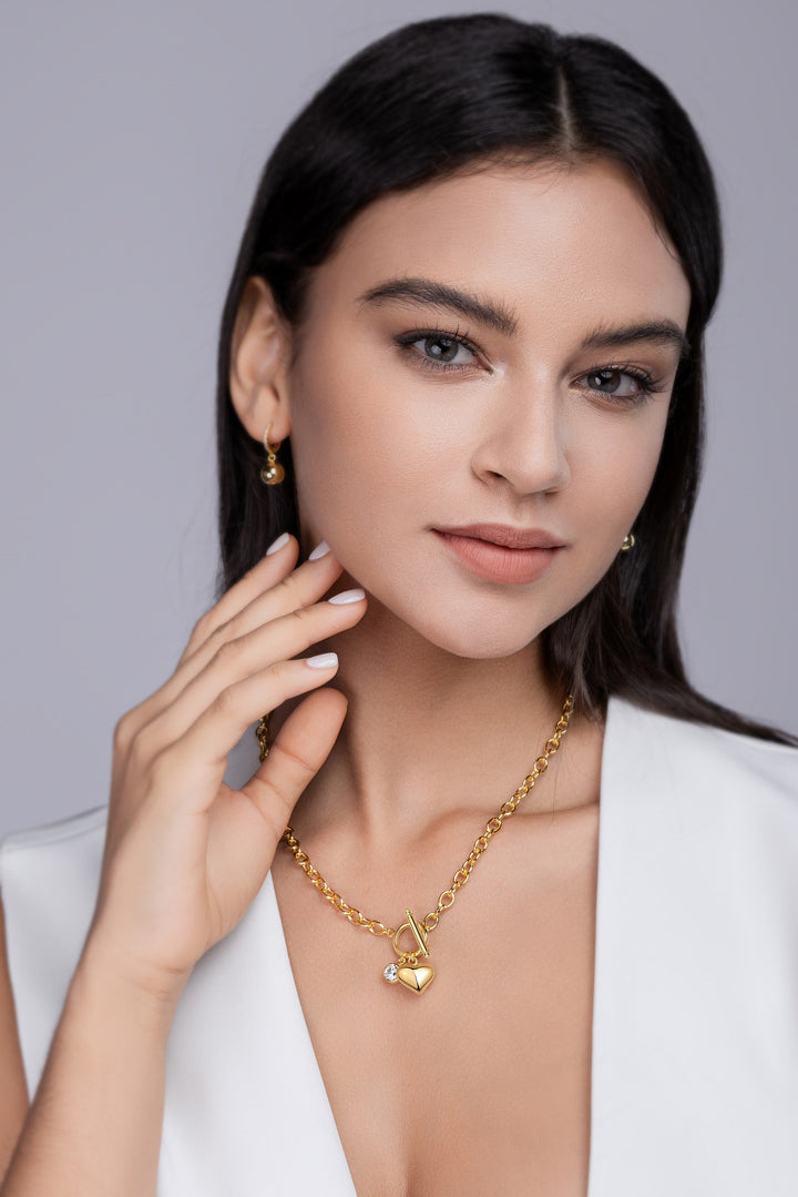 💎 1-Carat Morganite Minimalist Pendant Necklace – Gold-Plated S925 Silver (26.8g) 💎
