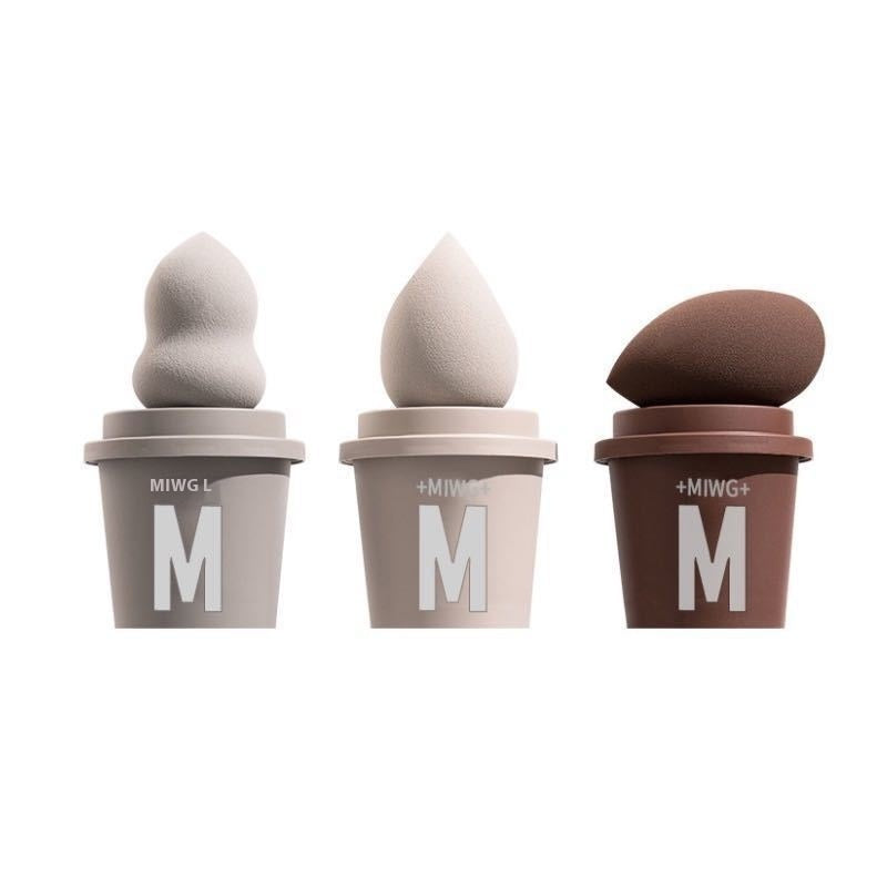 ☕💄 Coffee Canister Beauty Egg | Super Soft Wet & Dry Makeup Puff