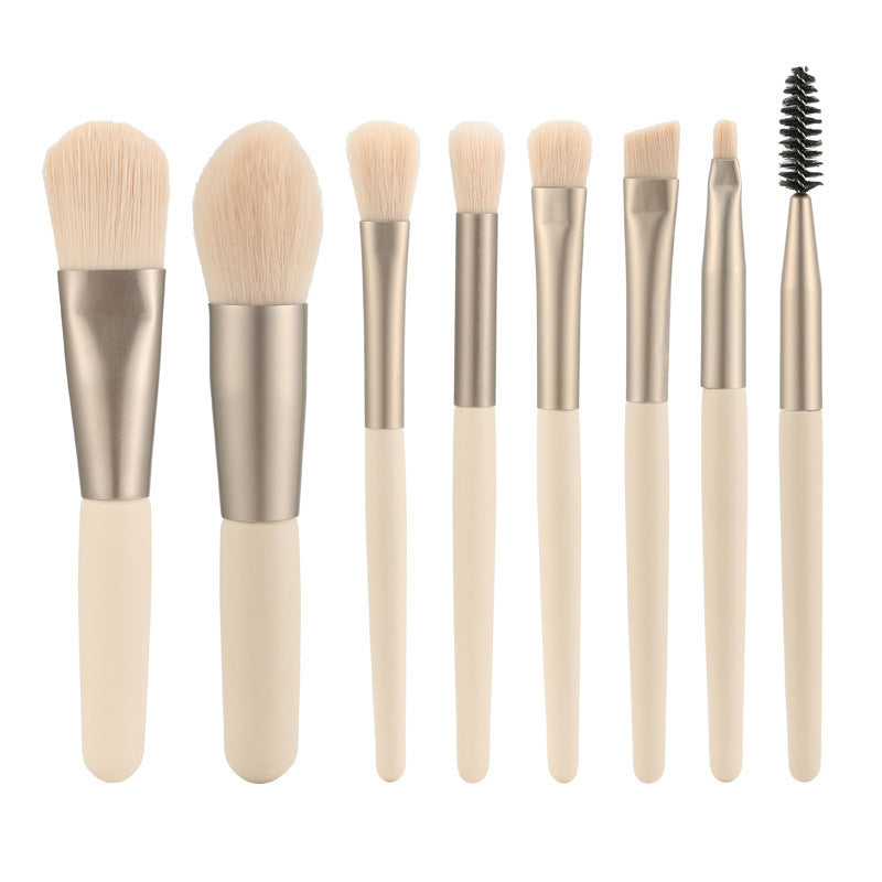 ✨ 8-Piece Makeup Brush Set — Face & Eye Essentials 💄