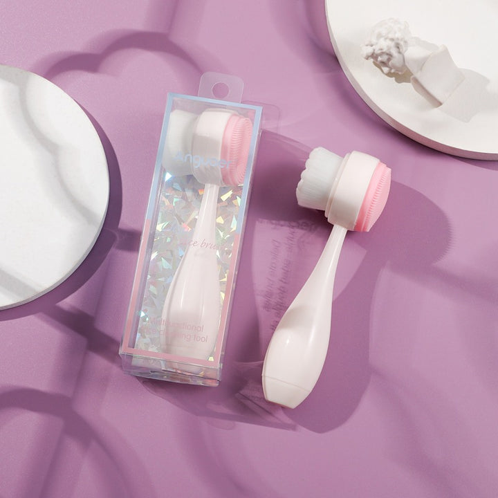 🧼💗 Face Brush | ABS + Silicone + Microfiber Deep Cleansing Tool