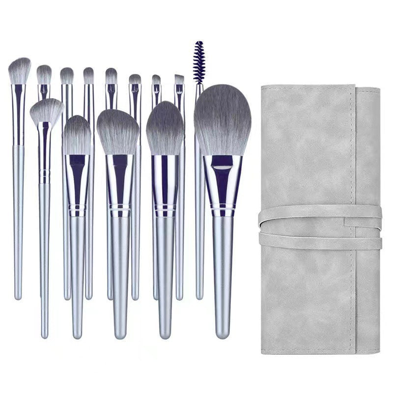 ✨ First Saw 14-Piece Makeup Brush Set — Soft Hair Beauty Tools 💄