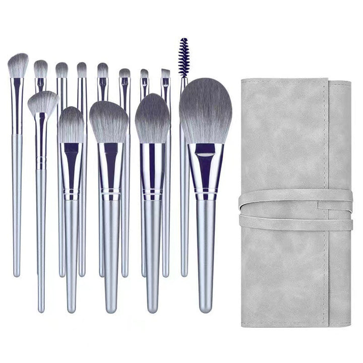 ✨ First Saw 14-Piece Makeup Brush Set — Soft Hair Beauty Tools 💄