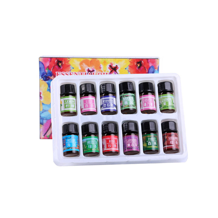 ✨ Water-Soluble Humidifier Aromatherapy Essential Oils Set — 12 × 3ml 🌿💧