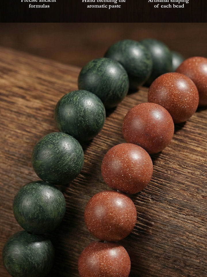 Traditional Chinese Medicine Bead Bracelet – Lightweight Cultural Wellness Jewelry