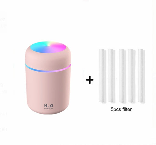 🚗💧 Car Air Purifying Humidifier | USB Mist Aroma Diffuser with Colorful Lights 🌈✨