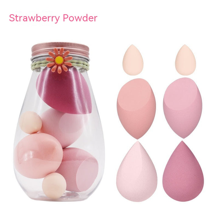 💄✨ Foreign Trade Makeup Puff | 7PCS Canned Drift Bottle Beauty Egg Set