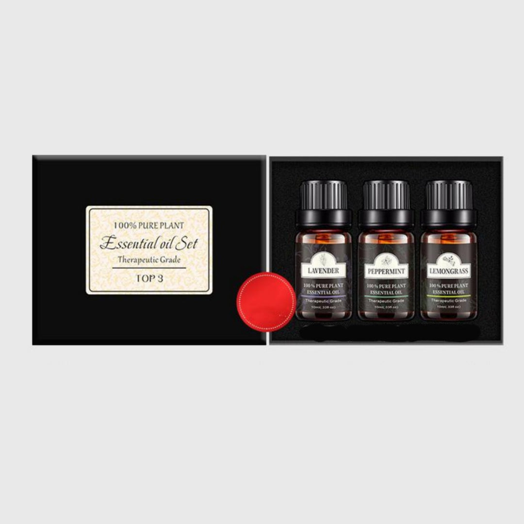 ✨ Plant Aromatherapy Essential Oil Set — 6 × 10ml (Lavender Blend) 🌿💧