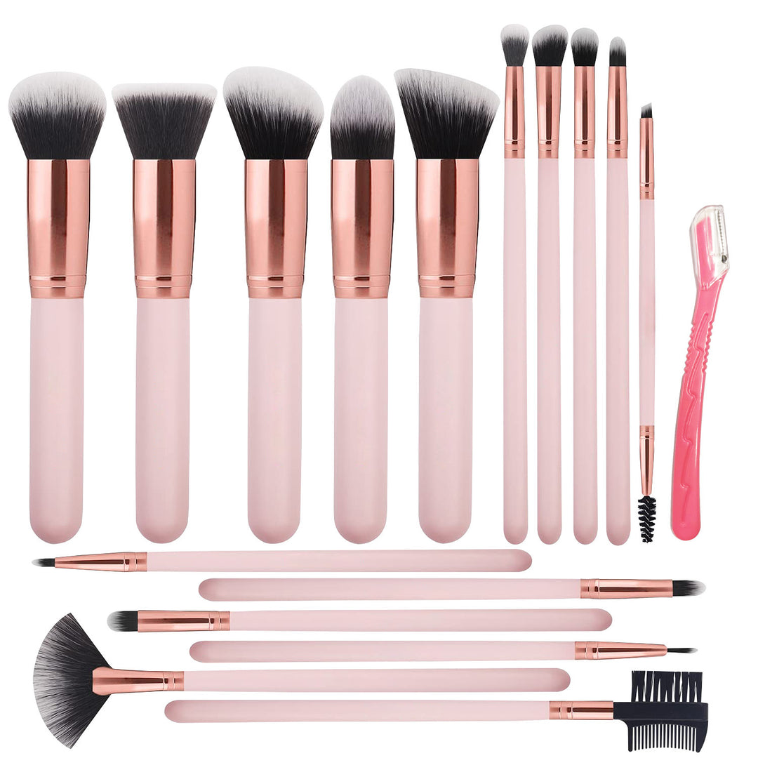 ✨ 16-Piece Portable Makeup Brush Set for Beginners 💄