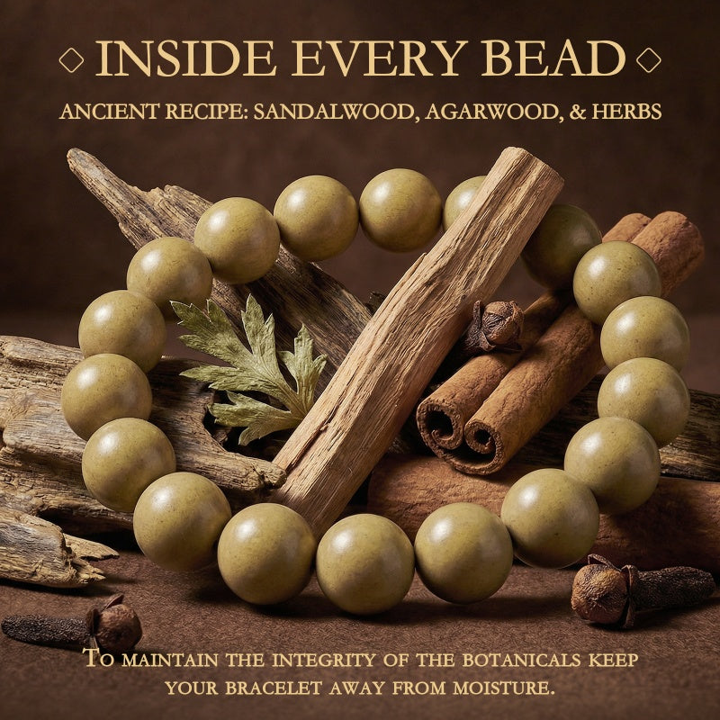 Chinese Herbal Bead Bracelet – Lightweight Wellness Jewelry