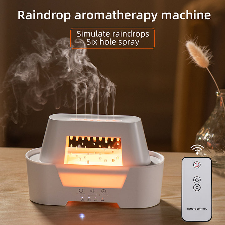🌧️💧 Rain Drop Air Diffuser | 300ML Ultrasonic Humidifier with Remote Control ✨