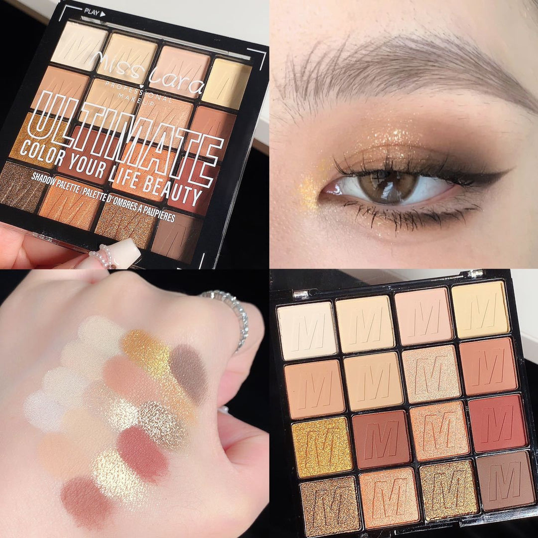 ✨ Pearl Waterproof Matte Eyeshadow Palette – Multi-Color Long-Lasting Makeup Set ✨