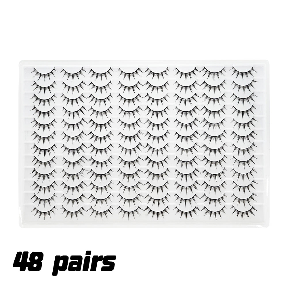 👁️✨ 3D False Eyelashes – Multi-Layered Realistic Soft & Comfortable Reusable Lashes