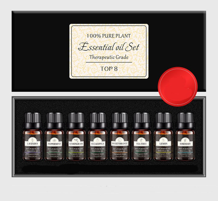 ✨ Plant Aromatherapy Essential Oil Set — 6 × 10ml (Lavender Blend) 🌿💧