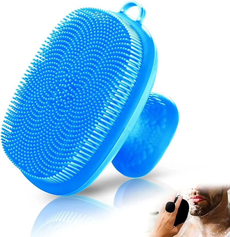 🧼💖 Handheld Silicone Face Cleansing Brush | Deep Decontamination Facial Cleanser Tool