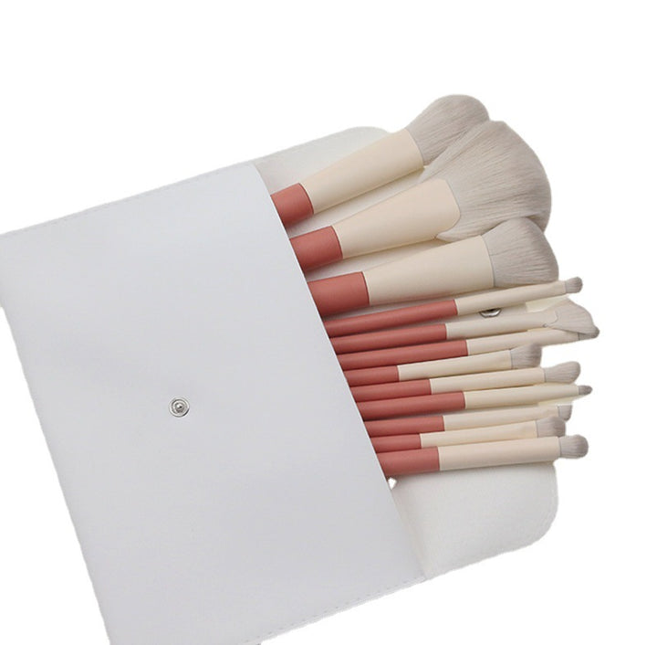 ✨ 12-Piece Powder & Blusher Makeup Brush Set — Complete Beauty Tools Kit 💄