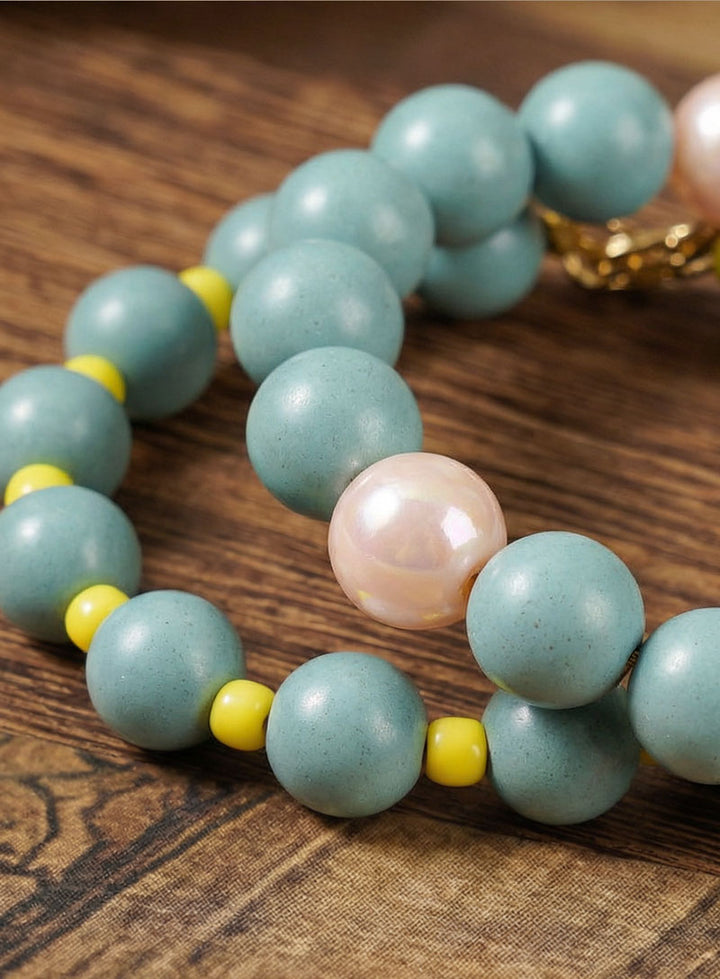 Chinese Herbal Bead Bracelet – Lightweight Traditional Wellness Jewelry