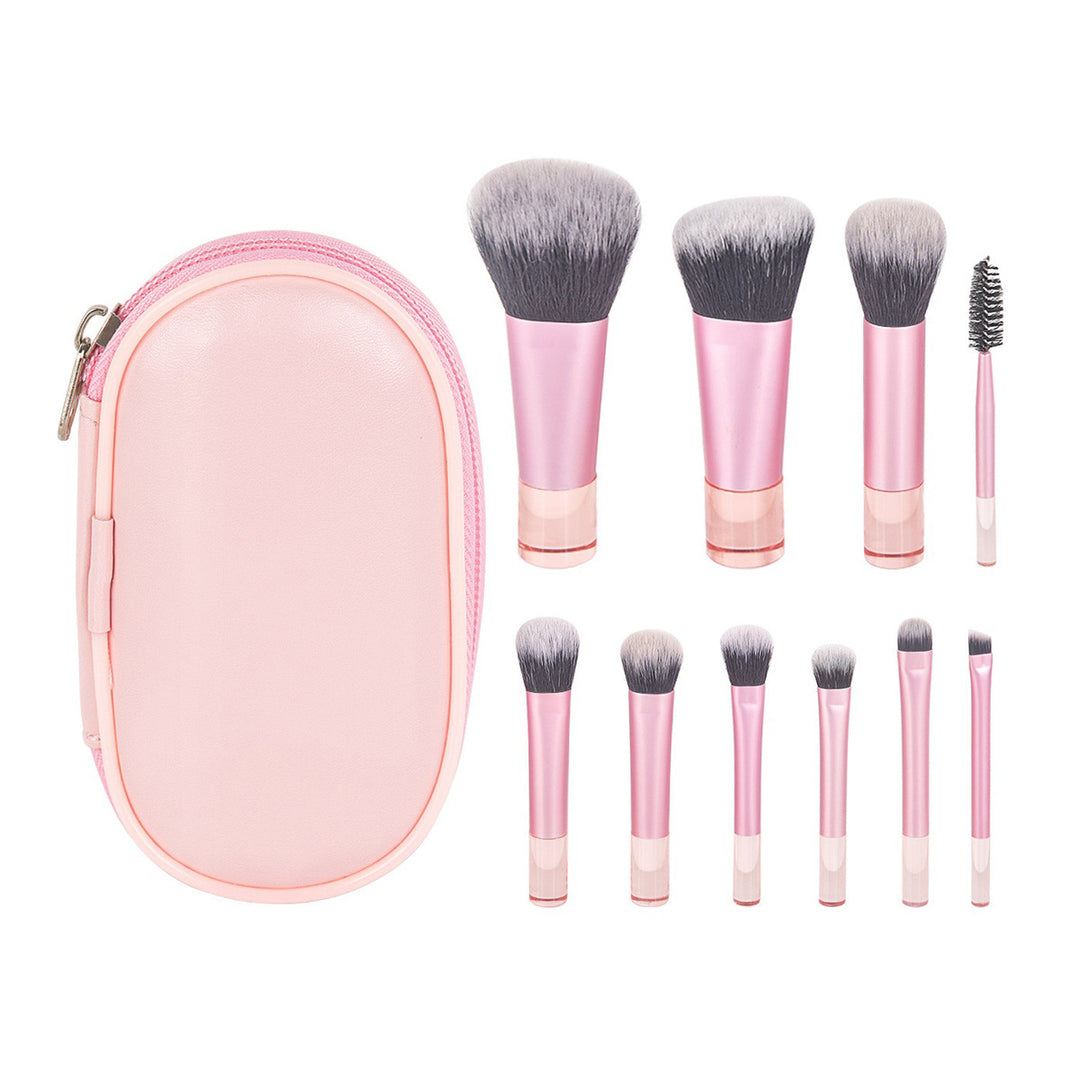 🖌️ 12-Piece Makeup Brush Set with Makeup Bag – Professional Face & Eye Brush Kit (4 Colors) 💄✨