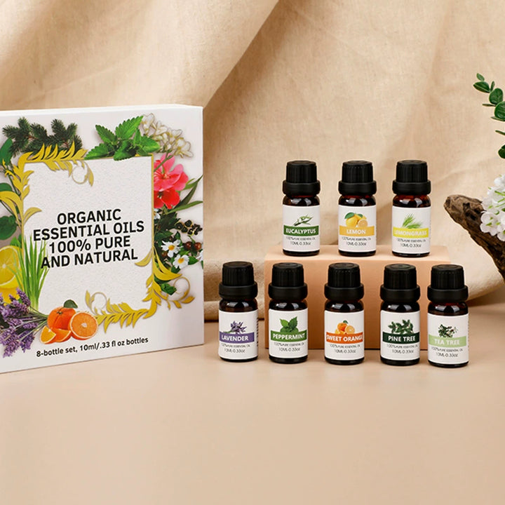✨ Water-Soluble Plant Aroma Essential Oil Kit — 6PCS Set (10ml Each) 🌿💧