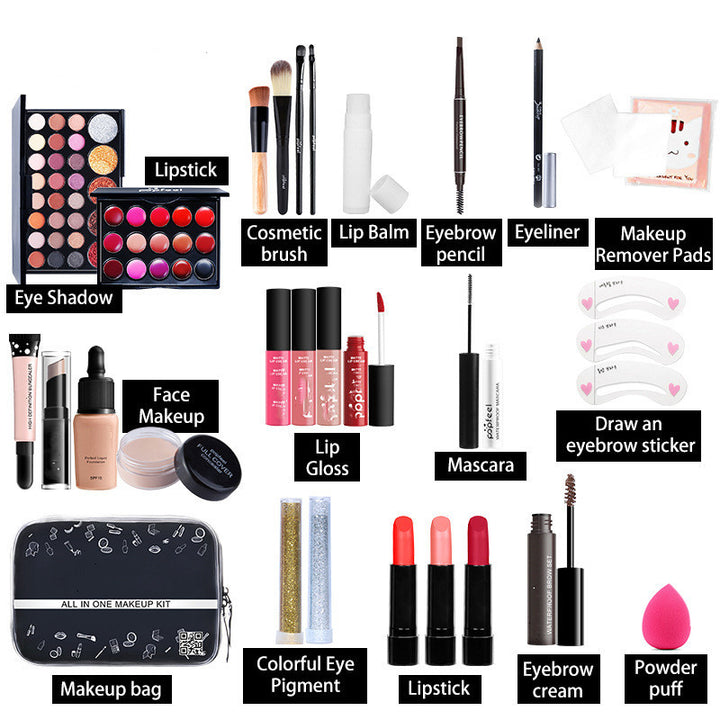 💄 Women’s Fashion Makeup Set – 27PCS All-in-One Beauty Kit (KIT004) ✨