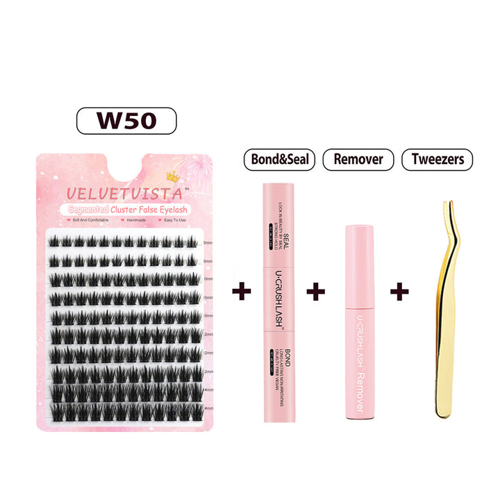 👁️✨ Set of Thick Curly False Eyelashes – Complete Lash Makeup Kit