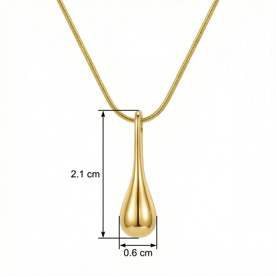 ✨ 925 Sterling Silver Minimalist Teardrop Necklace