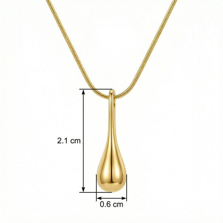 ✨ 925 Sterling Silver Minimalist Teardrop Necklace