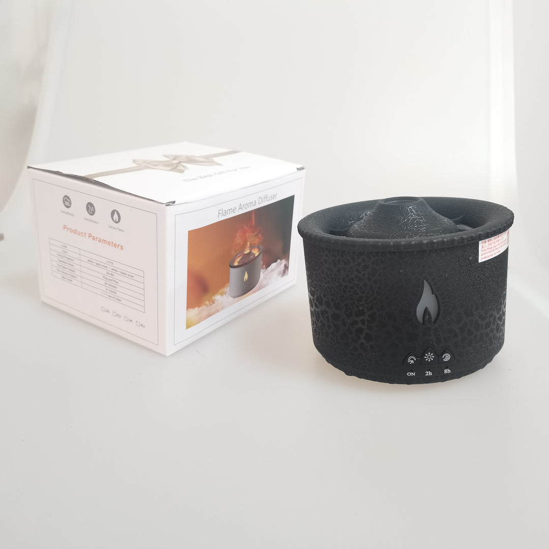🔥🌋 Jellyfish Fire Volcano Humidifier | Portable Flame Aroma Diffuser ✨