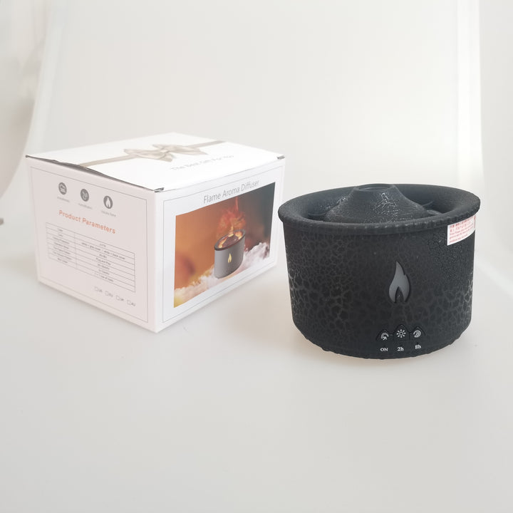 🔥🌋 Jellyfish Fire Volcano Humidifier | Portable Flame Aroma Diffuser ✨