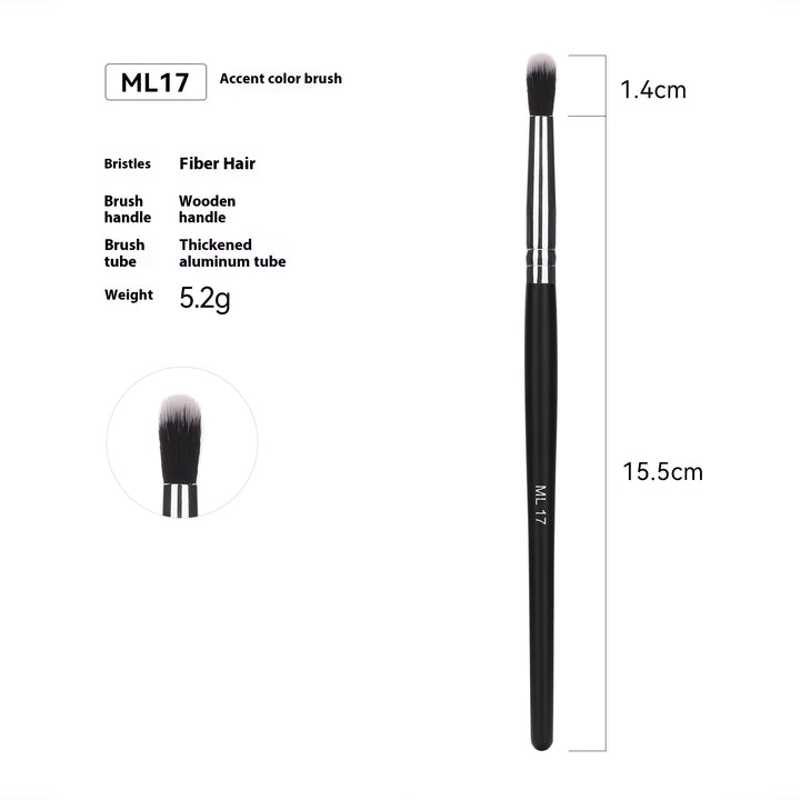 🖌️ 32-Piece Professional Makeup Brush Set – Wooden Handle Brushes with Leather Storage Bag 💄✨