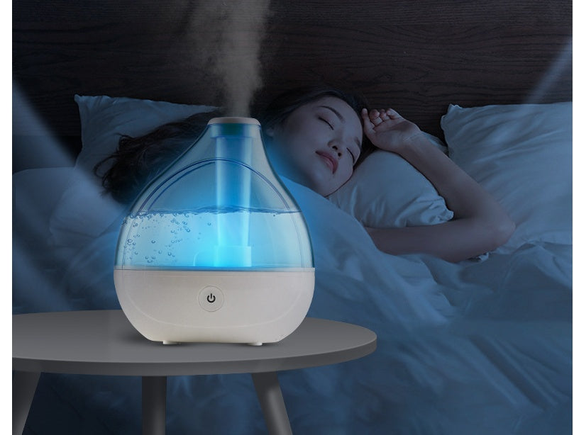 🍎💧 Silent Home Spray Humidifier | Large Capacity Household Air Humidifier