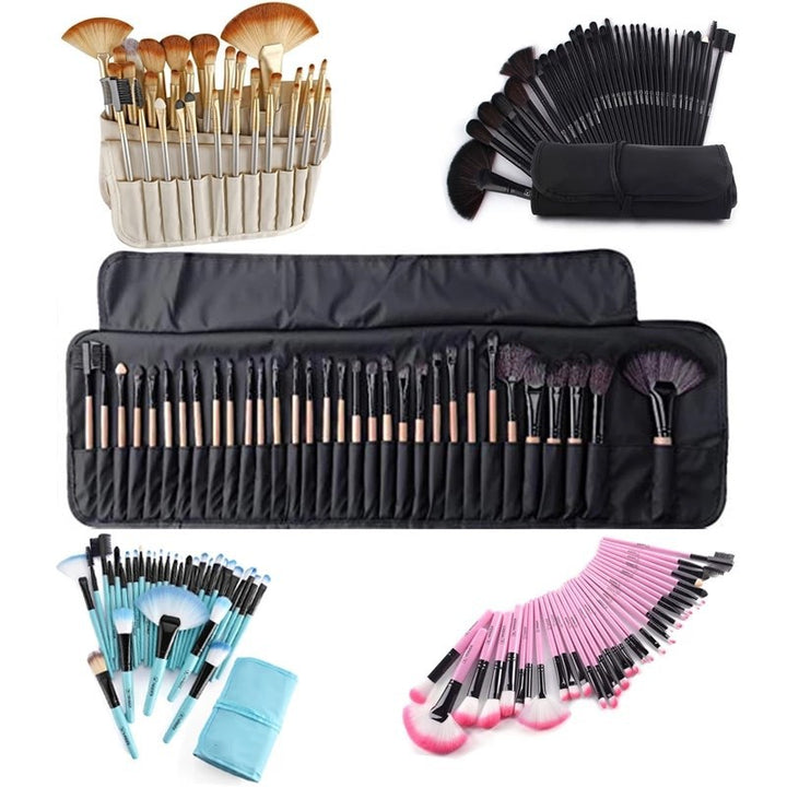 ✨ 32-Piece Makeup Brush Set with Bag — Complete Beauty Tools Kit 💄
