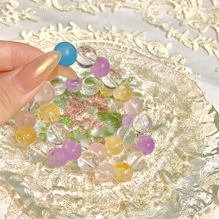 Women’s Natural Crystal Duobao Bracelet – Original DIY Design