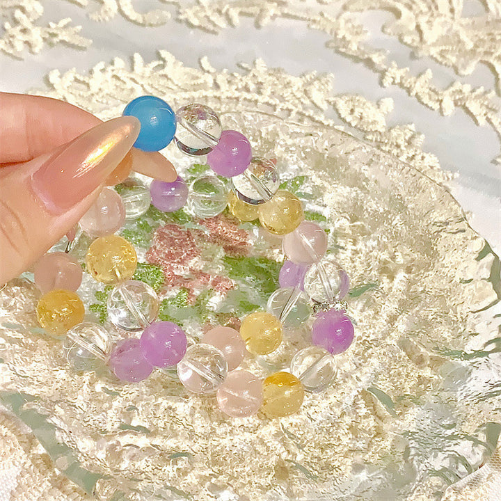 Women’s Natural Crystal Duobao Bracelet – Original DIY Design