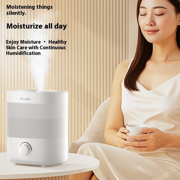 💧🌙 2L Large Capacity Dual Nozzle Humidifier | USB Aromatherapy Night Light Atomizer ✨