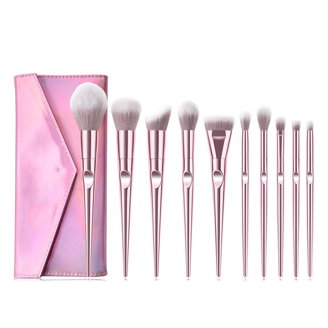 ✨ 10-Piece Thumb Makeup Brush Set — Powder & Foundation Beauty Tools 💄