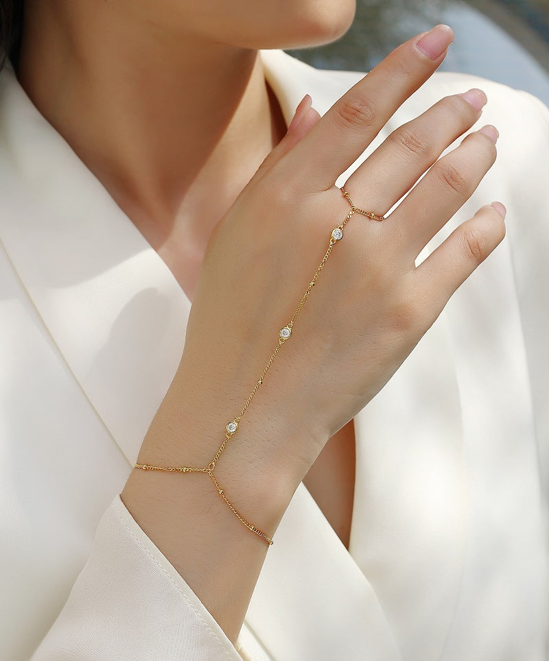 Luxury Minimalist Moissanite Bracelet – Platinum-Plated S925 Silver, Adjustable, GRA Certified