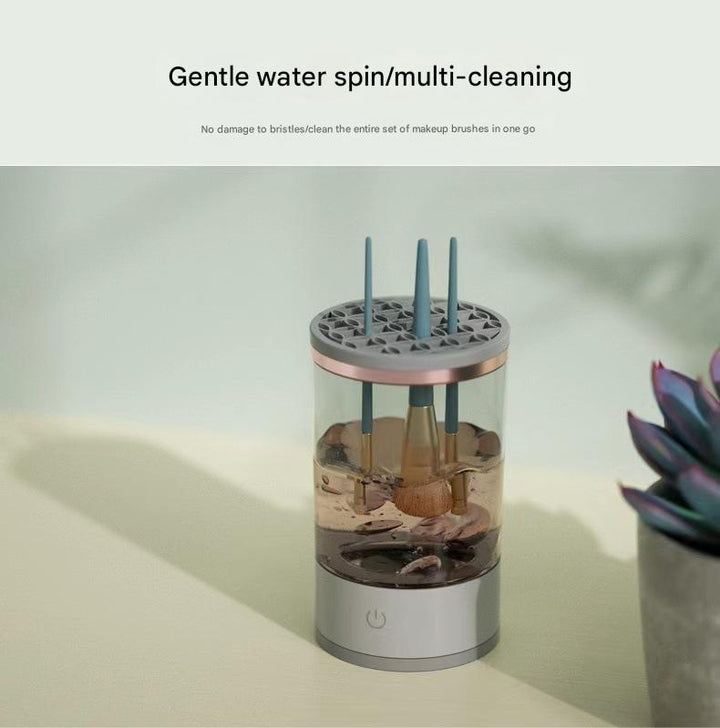 ✨ ABS Plastic Electric Makeup Brush Cleaner — Professional Beauty Tool 💄🧼⚡