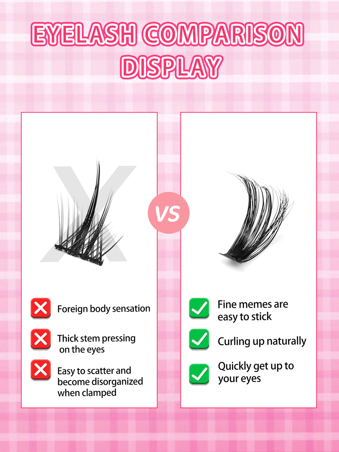 👁️✨ 3D False Eyelashes – Multi-Layered, Realistic, Soft & Comfortable Natural Nude Makeup Lashes