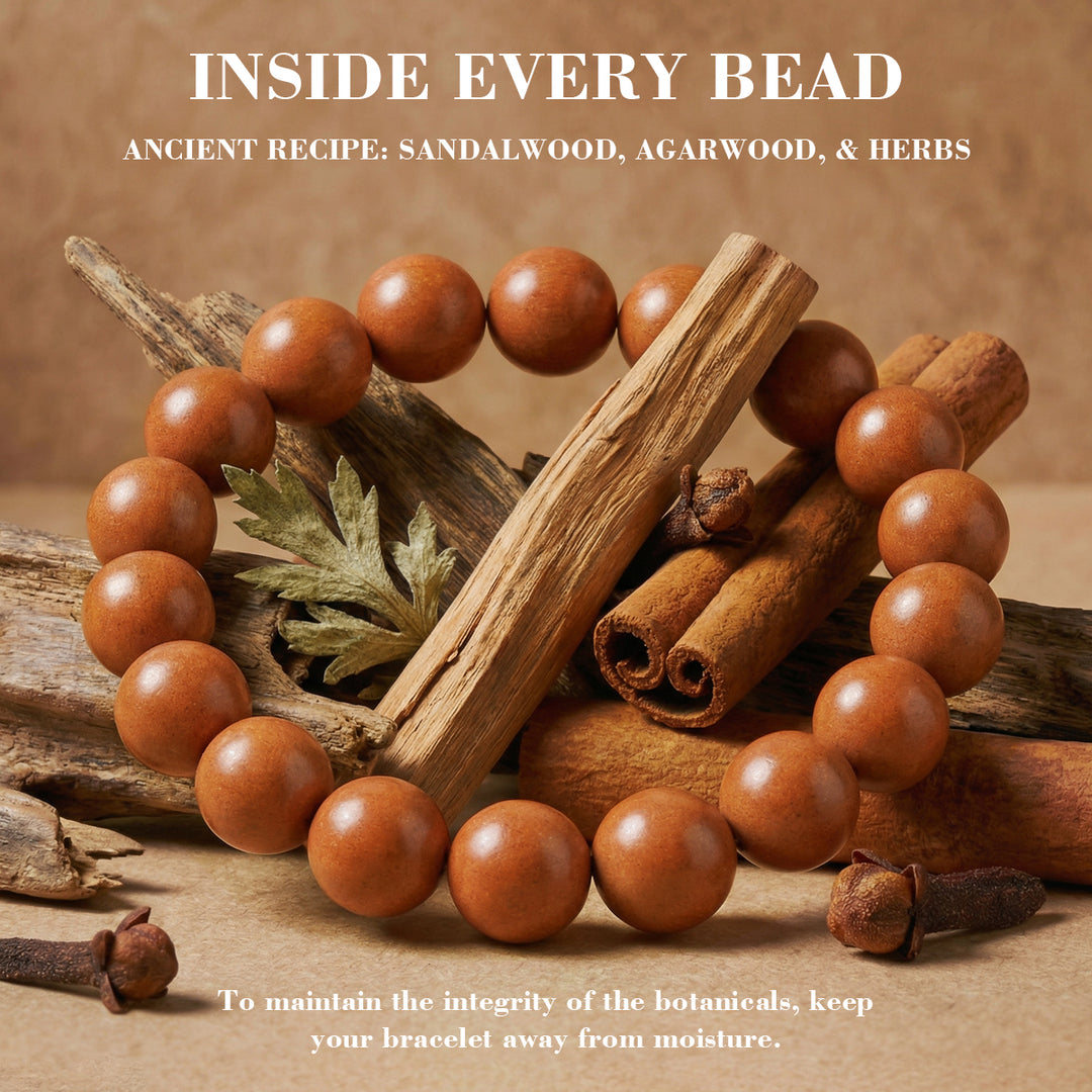 Chinese Herbal Bead Bracelet – Lightweight Wellness Jewelry