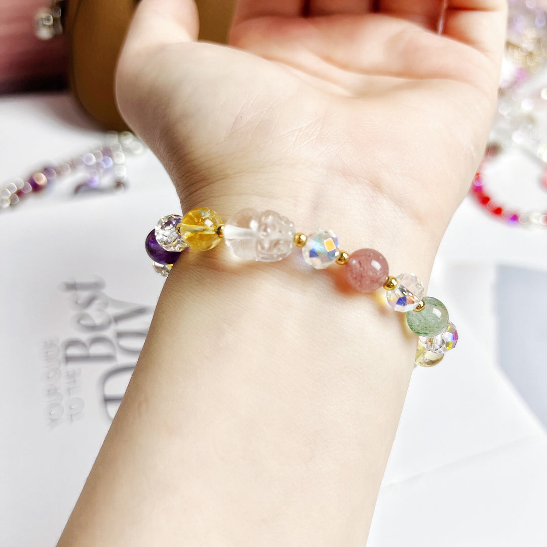 Phoenix Nine-Tail Fox Crystal Bracelet – Women's Elegant Jewelry