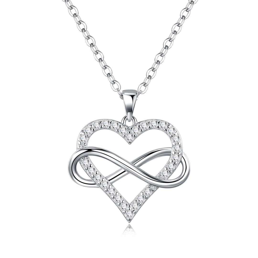 Luxury Minimalist Heart Moissanite Pendant Necklace – Gold-Plated S925 Silver