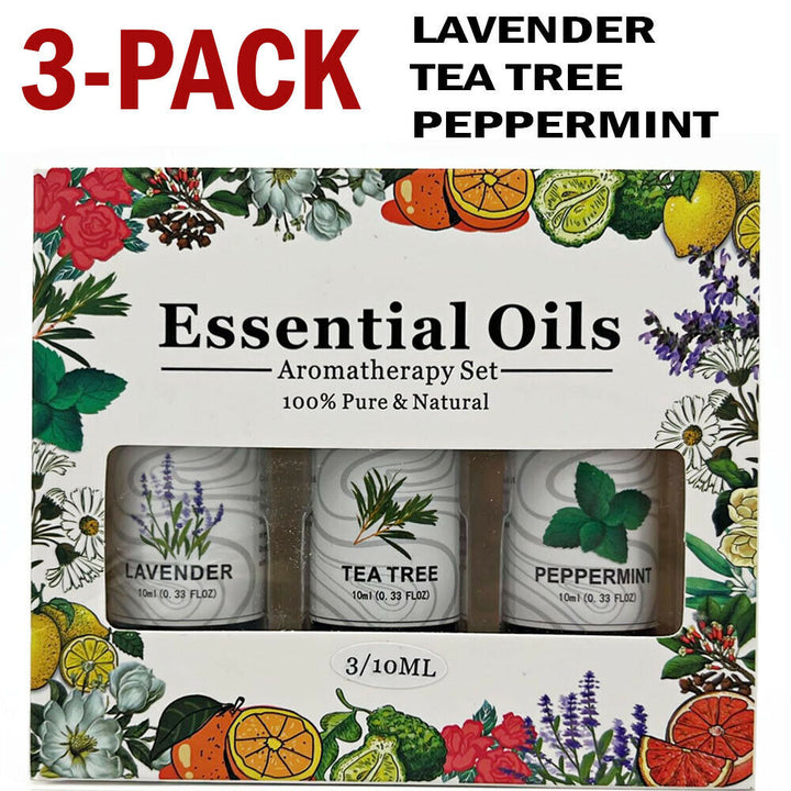 ✨ Water-Soluble Aromatherapy Essential Oils Set — 3 × 10ml 🌿💧