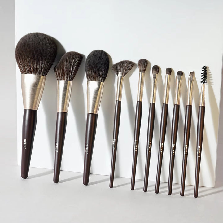 ✨ 10-Piece Professional Makeup Brush Set — New Design Brushed Tube 💄