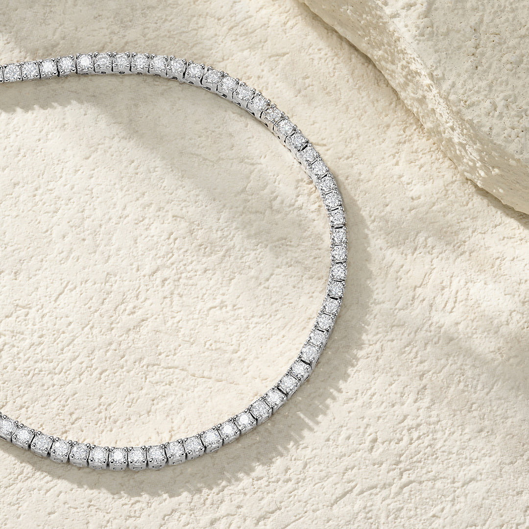 💎 Luxury Minimalist Moissanite Pendant Necklace – Platinum & Gold-Plated S925 Silver (0.1ct Morganite, 22.5–27.5g) 💎